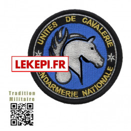 Ecusson brodé UNITE DE CAVALERIE en Gendarmerie - CAPEG