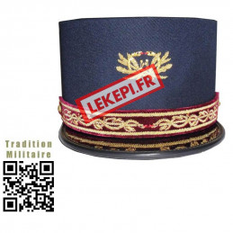 Képi militaire Médecin Chef des services - Bleu