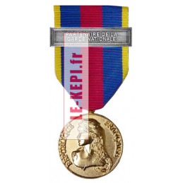 Médaille Or Partenaire de la Garde Nationale Réserviste volontaire défense et sécurité intérieure