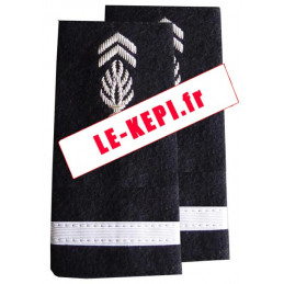 Fourreaux drap brodé CANNETILLE Sous-Lieutenant Gendarmerie Départementale