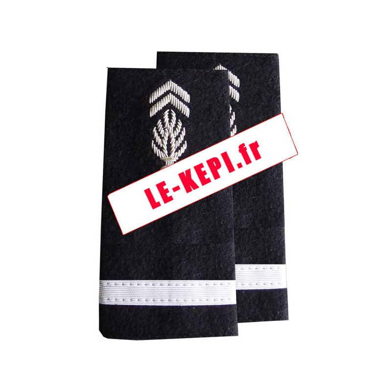 Fourreaux drap brodé CANNETILLE Sous-Lieutenant Gendarmerie Départementale