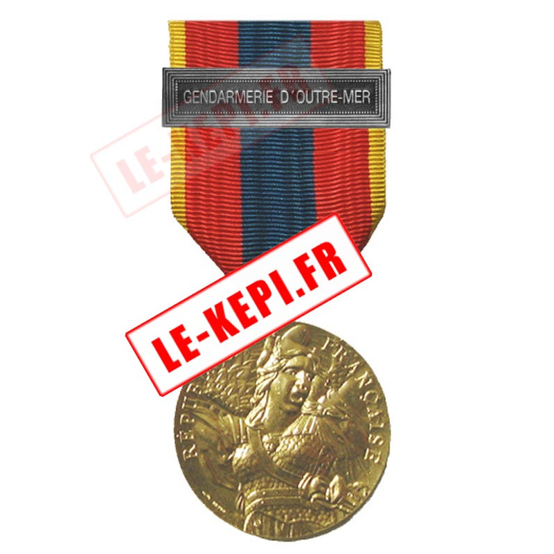 FRANCE Agrafe barrette GENDARMERIE D'OUTRE-MER pour médailles militaires 