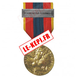 Gendarmerie Maritime agrafe sur médaille défense nationale Or