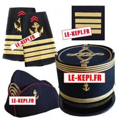 Attributs de grade Commandant - Chef d'Escadron troupes de marine | Lekepi.fr