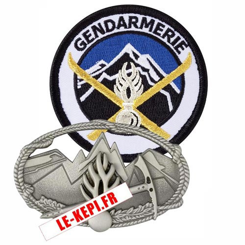 Ecusson insigne Montagne Gendarmerie | Lekepi.fr