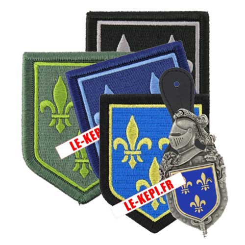 Ecusson insigne ILE DE FRANCE région Gendarmerie | Lekepi.fr