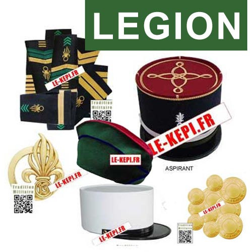 Légionnaire képis insigne galons | Lekepi.fr