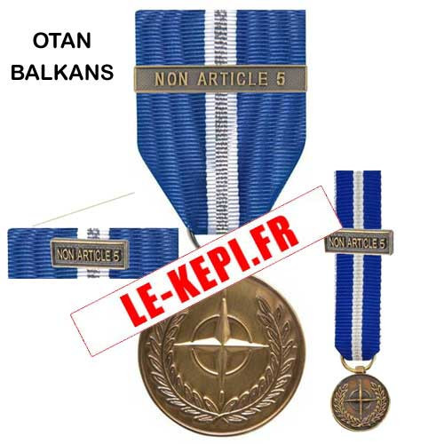 Médailles et attributs Otan Balkans | Lekepi.fr