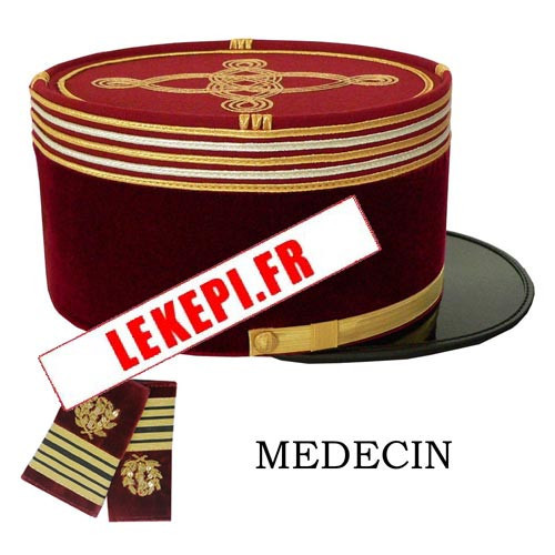 MEDECIN militaire Képis Galons Insignes