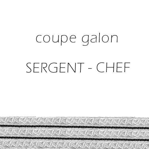 Sergent-Chef coupe de galon militaire