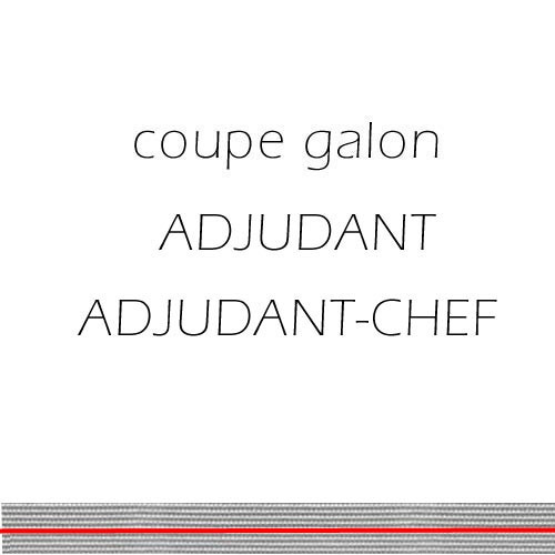 Adjudant coupe de galon militaire