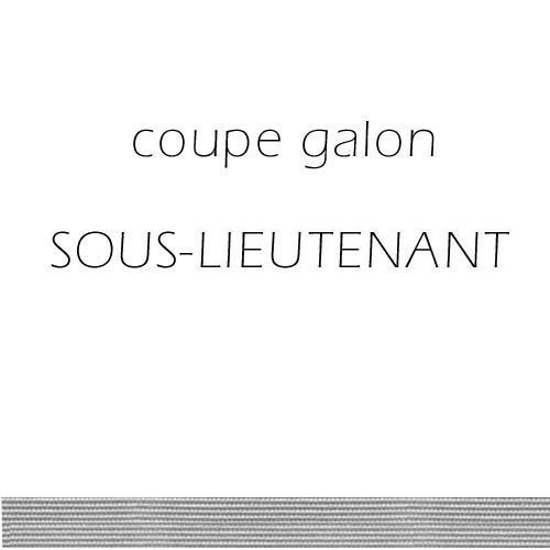 Sous-Lieutenant coupe de galon militaire