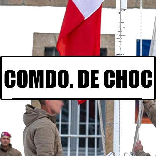 COMMENDO DE CHOC képis galons insignes