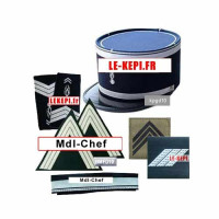Maréchal des Logis Chef Gendarmerie Départementale Képi galons  | Lekepi.fr